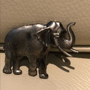 Rustic Elephant Brooch
